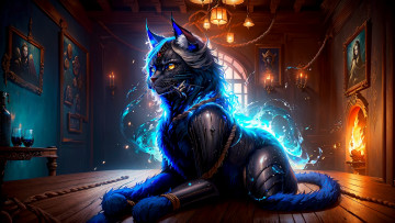 Картинка фэнтези существа нейросети графика нейроарт ai art нейронные сети рисунки нейро искусство