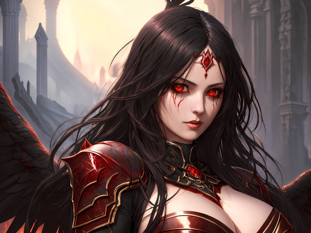 Обои картинки фото фэнтези, ангелы, нейросети, графика, нейроарт, ai, art, нейронные, сети, рисунки, нейро, искусство