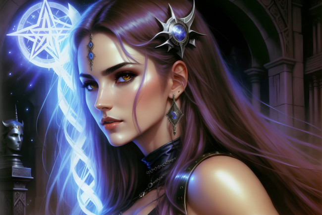 Обои картинки фото фэнтези, маги,  волшебники, нейросети, графика, нейроарт, ai, art, нейронные, сети, рисунки, нейро, искусство