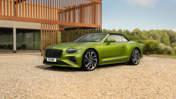 обоя bentley continental gt speed convertible 2024, автомобили, bentley, continental, gt, speed, convertible, бeнтли, кабриoлeт
