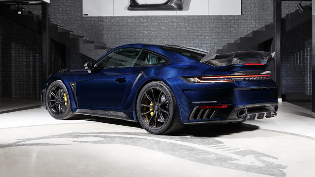 Обои картинки фото автомобили, porsche, 911, turbo-s, stinger, gtr, stealth, edition, top-car, 2024