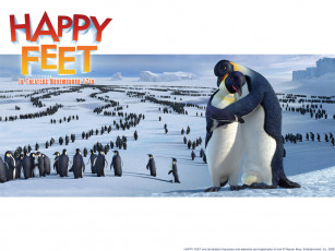обоя мультфильмы, happy, feet