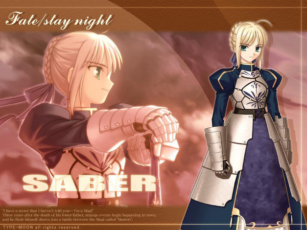 Обои картинки фото fate17, аниме, fate, stay, night