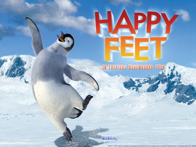 Обои картинки фото мультфильмы, happy, feet