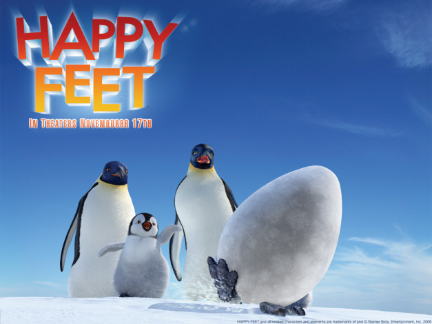 Обои картинки фото мультфильмы, happy, feet