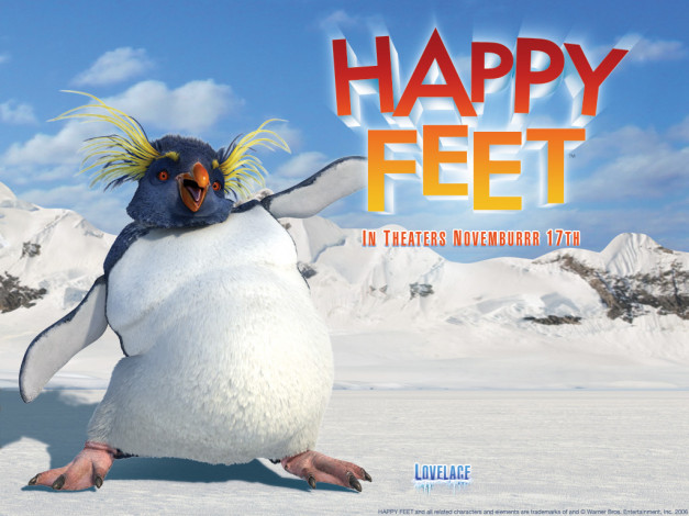 Обои картинки фото мультфильмы, happy, feet