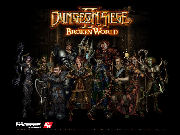Обои картинки фото видео, игры, dungeon, siege, ii, broken, world