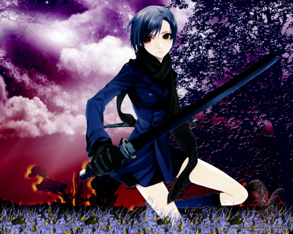 Обои картинки фото аниме, dogs, bullets, carnage