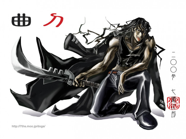 Обои картинки фото аниме, dogs, bullets, carnage