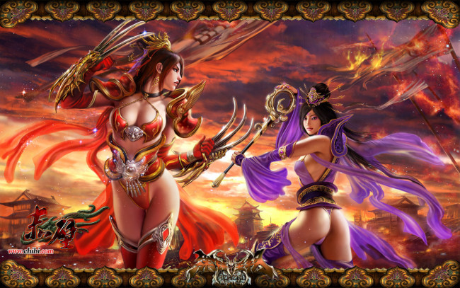 Обои картинки фото видео, игры, red, cliff, wu, shuang