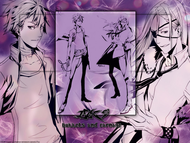 Обои картинки фото аниме, dogs, bullets, carnage