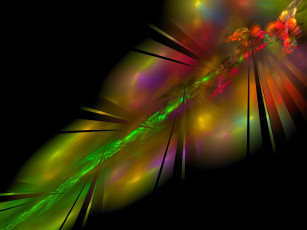 Картинка 3д графика fractal фракталы абстракция