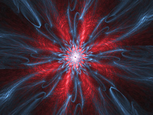 Картинка 3д графика fractal фракталы абстракция