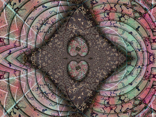 Картинка 3д графика fractal фракталы фрактал