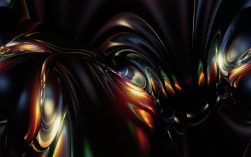 Картинка 3д графика fractal фракталы абстракция