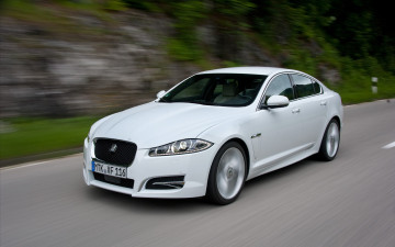 Картинка jaguar xf diesel 2012 автомобили