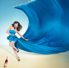 обоя campari, бренды, milla, jovovich