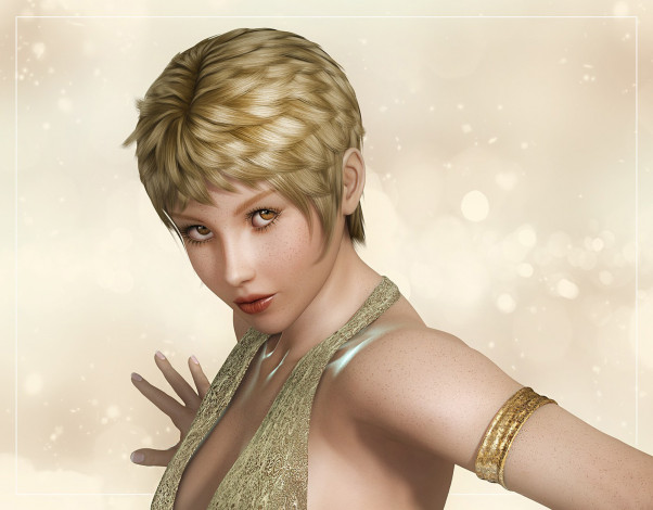 Обои картинки фото 3д, графика, portraits, портрет, девушка