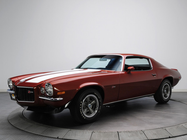 Обои картинки фото автомобили, camaro, 1970, muscle, car, z28