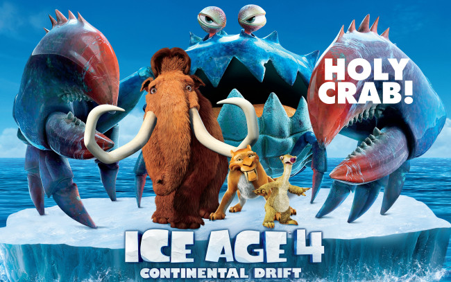 Обои картинки фото мультфильмы, ice, age, continental, drift, ледниковый, период, 4