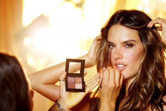 Обои картинки фото Alessandra Ambrosio, девушки, , , макияж