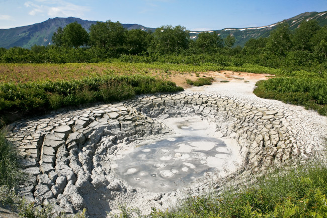 Обои картинки фото природа, другое, россия, дальний, восток, долина, гейзеров, камчатский, полуостров