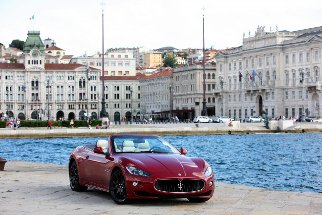 Обои картинки фото 2011, maserati, grancabrio, sport, автомобили