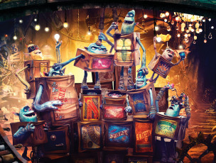 Картинка the+boxtrolls мультфильмы монстры чудики