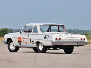 Картинка автомобили chevrolet светлый 1211 car race sedan 2-door hp 409-409 biscayne
