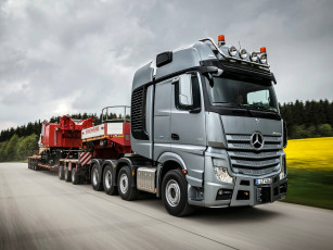 Картинка автомобили mercedes+trucks mp4 8x4 actros 4163 slt mercedes-benz