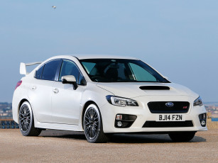 Картинка автомобили subaru wrx sti uk-spec 2014г светлый