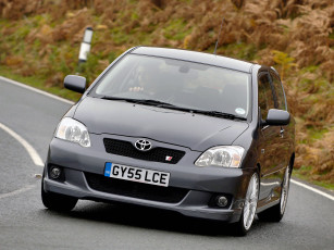 обоя автомобили, toyota, t-sport, темный, 3-door, uk-spec, corolla