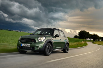Картинка 2014+mini+countryman+cooper+sd автомобили mini металлик зеленый cooper countryman