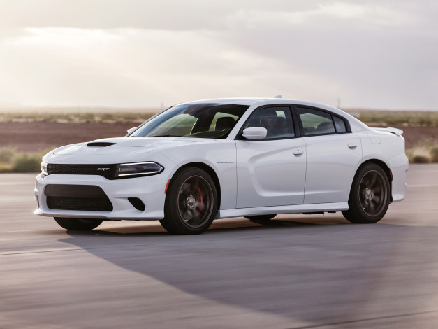 Обои картинки фото автомобили, dodge, hellcat, srt, charger, 2015г, светлый, ld