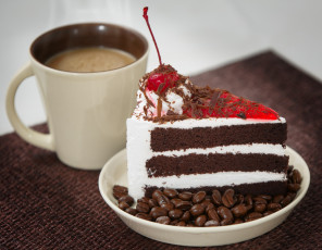 Картинка еда торты кофе десерт