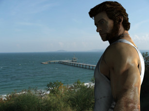 Картинка 3д+графика люди+ people мужчина взгляд фон