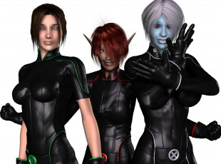 Картинка 3д+графика эльфы+ elves взгляд девушка эльфийки поза фон