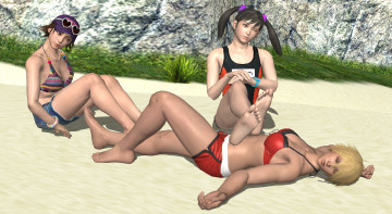 Картинка 3д+графика люди+ people девушки фон взгляд