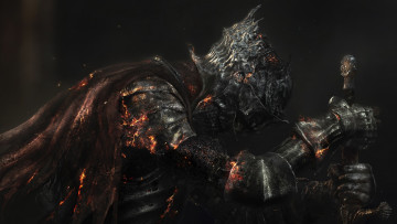 Картинка dark+souls+3 видео+игры -+dark+souls+3 меч доспехи броня from software namco bandai games