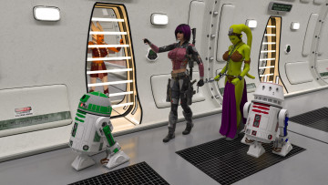 Картинка видео+игры star+wars андроиды халк фон взгляд девушка