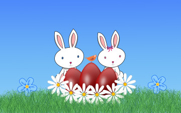 Картинка праздничные пасха яйца