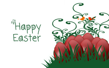 обоя праздничные, пасха, яйца