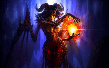 Картинка starcraft видео+игры магия фон взгляд кастаника