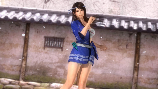 Обои картинки фото видео игры, dead or alive 5, фон, взгляд, девушка