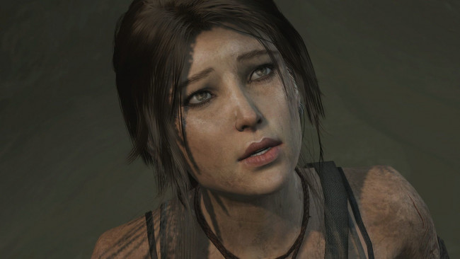 Обои картинки фото видео игры, lara croft tomb raider,  the action adventure, фон, взгляд, девушка