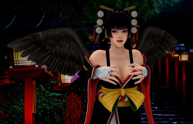 Обои картинки фото видео игры, devil may cry 5, девушка, взгляд, фон, демон