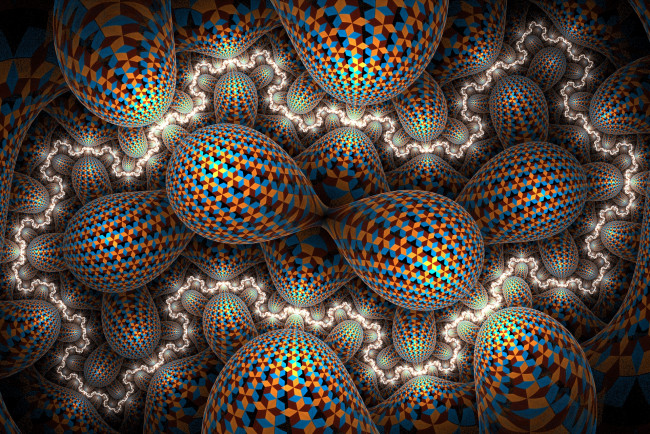 Обои картинки фото 3д графика, фракталы , fractal, узор, цвета, фон