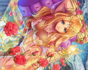 Картинка аниме unknown +другое девушка