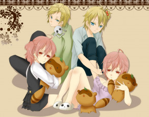 Картинка аниме inu+x+boku+ss девушки парни