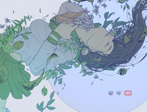 Картинка аниме inuyasha девушка